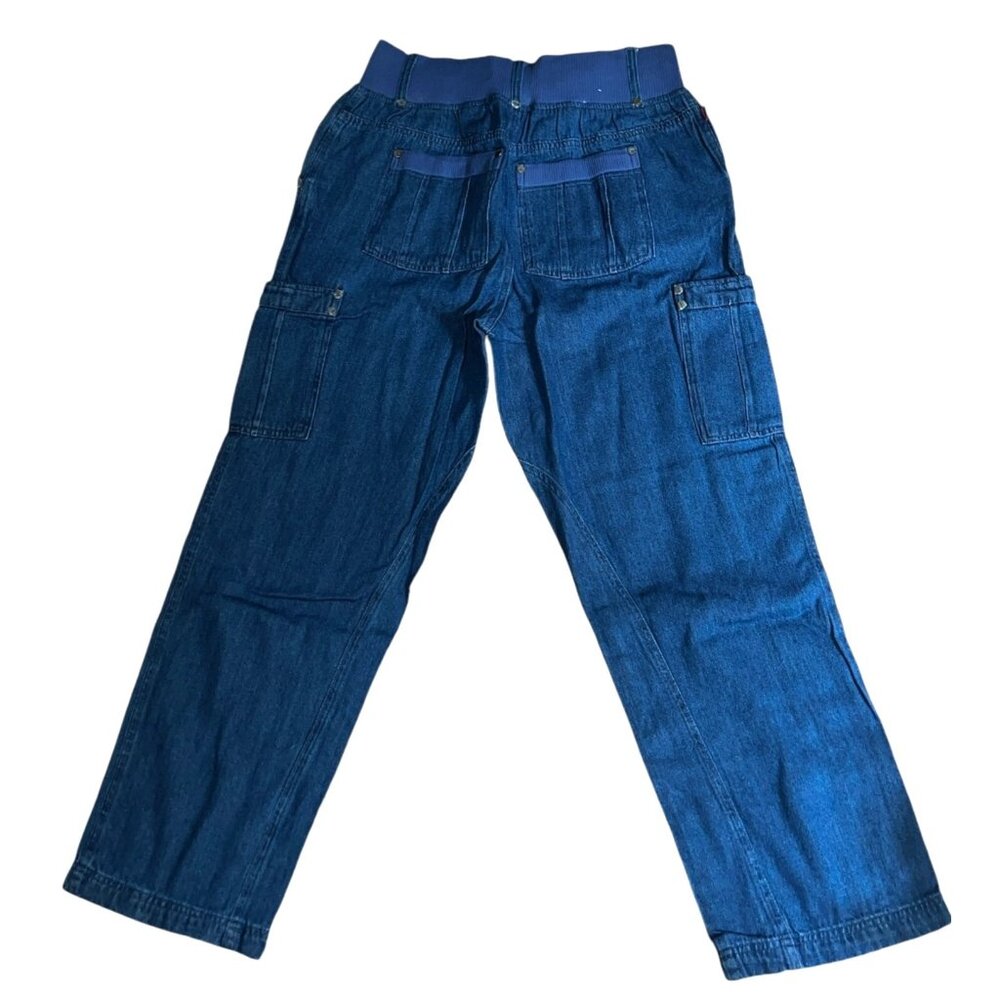 Woman Within NWOT Double Button Front Comfort Waist Cargo Jean Sz 20 Tall Womens - Picture 3 of 16
